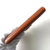 セリーヌ トリオンフ M08 レザー がま口 二つ折り財布 ブラウン - NEWSED