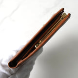 セリーヌ トリオンフ M08 レザー がま口 二つ折り財布 ブラウン - NEWSED
