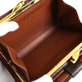 ルイ ヴィトン モノグラム ポルトモネ・ヴィエノワ コンパクトウォレット 二つ折り財布 ブラウン M61663 - NEWSED