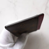 ルイ ヴィトン モノグラムマカサー ポルトカルトサーンプル カードケース パスケース M82869 ICチップ内臓 - NEWSED