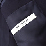 ジバンシィ 異素材切り替え MA - 1 ドッキング シングル テーラードジャケット ネイビー - NEWSED