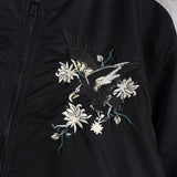 ショット × アンダースンベル 刺繍 MA - 1 スカジャン 中綿ジャケット ブラック - NEWSED