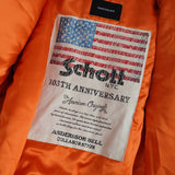 ショット × アンダースンベル 刺繍 MA - 1 スカジャン 中綿ジャケット ブラック - NEWSED