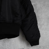 ショット × アンダースンベル 刺繍 MA - 1 スカジャン 中綿ジャケット ブラック - NEWSED