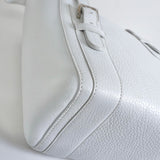 ロエベ レザー トートバッグ ホワイト