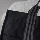 エルメス フールトゥ MM キャンバス ハンドバッグ ブラック グレー - NEWSED