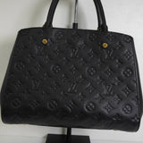 ルイ ヴィトン モノグラム モンテーニュMM ノワール 2way ハンドバッグ ショルダーバッグ M41048 - NEWSED