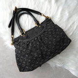 ルイヴィトン モノグラムデニム ネオカヴィ MM ノワール 2way ハンドバッグ ショルダーバッグ ブラック M95351 - NEWSED