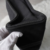 エルメス フールトゥMM キャンバス ハンドバッグ ブラック / グレー - NEWSED