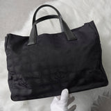 シャネル ニュートラベルラインMM トートバッグ ブラック 9974726 - NEWSED