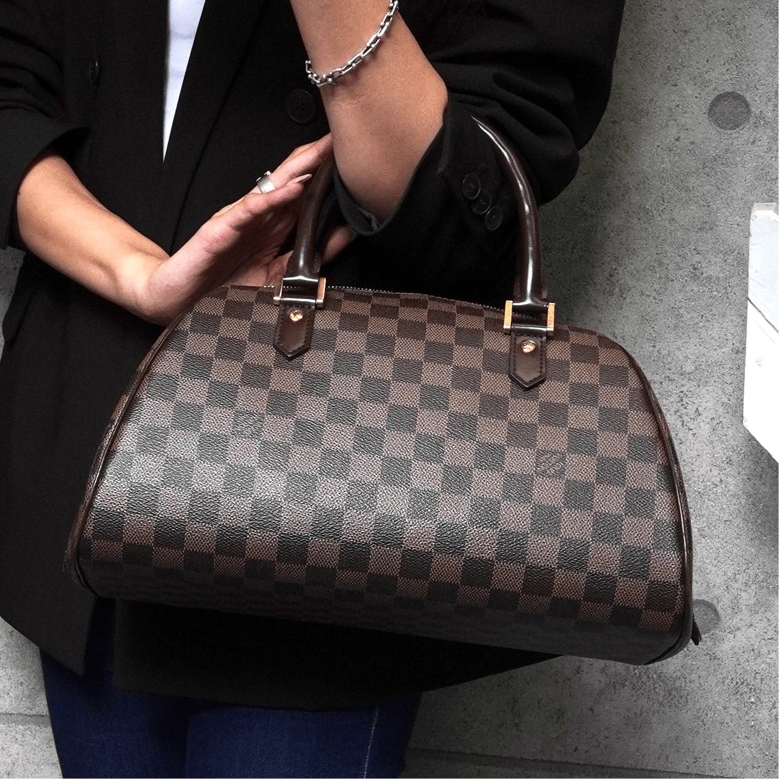 ルイ・ヴィトン ダミエ リベラMM ハンドバッグ ミニボストンバッグ