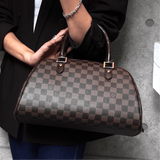 ルイ・ヴィトン ダミエ リベラMM ハンドバッグ ミニボストンバッグ ブラウン N41434 - NEWSED