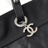シャネル バリビアッツ MM ココマーク キャンバス / PVC トートバッグ ブラック 17752358 - NEWSED