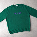 Newsed ロゴ リメイク ニット グリーン No.452 - NEWSED