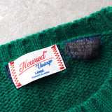 Newsed ロゴ リメイク ニット グリーン No.452 - NEWSED