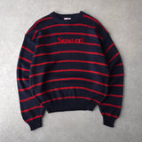 Newsed ロゴ リメイク ニット ボーダー柄 レッド / ネイビー No.453 - NEWSED
