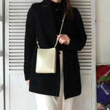 ジルサンダー タングル スモール レザー ショルダーバッグ ベージュ