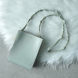 ジルサンダー タングル スモール レザー ショルダーバッグ ミントグリーン