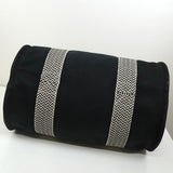 エルメス カンヌPM キャンバス ハンドバッグ ブラック - NEWSED