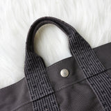 エルメス フールトゥPM キャンバス ハンドバッグ グレー - NEWSED