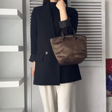 エルメス チェンナイPM トートバッグ ブラウン - NEWSED