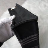 エルメス フールトゥPM キャンバス ハンドバッグ ブラック / グレー - NEWSED