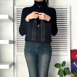 エルメス フールトゥPM キャンバス ハンドバッグ ブラック / グレー - NEWSED