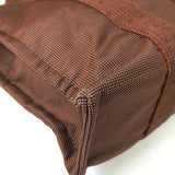 エルメス エールラインPM キャンバス ハンドバッグ ブラウン - NEWSED