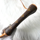 ルイ ヴィトン モノグラム ポシェットツインPM ミニハンドバッグ ブラウン - NEWSED