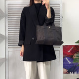 エルメス フールトゥPM キャンバス ハンドバッグ グレー - NEWSED