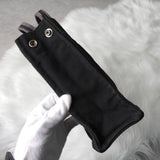 エルメス フールトゥPM キャンバス ハンドバッグ ブラック / グレー - NEWSED