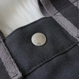 エルメス フールトゥ PM キャンバス ハンドバッグ ネイビー / グレー - NEWSED