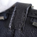 エルメス ベルランゴPM Hロゴ トゴ ショルダーバッグ ネイビー □E刻 - NEWSED