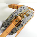 ルイ・ヴィトン モノグラムミニ ジャンヌPM ショルダーバッグ ポシェット ブルー M92001 - NEWSED