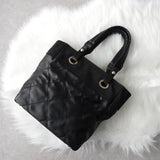 シャネル バリビアリッツ PM ココマーク キャンバス / PVC トートバッグ ブラック 19723367 - NEWSED