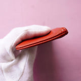 ロエベ アナグラム レザー コインケース レッド - NEWSED