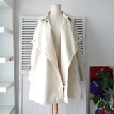 イザベル マラン オーバーサイズ 変形 トレンチコート スプリングコート アイボリー レディース 未使用品 - NEWSED