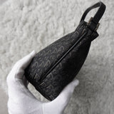 ディオール トロッター キャンバス/レザー ミニバッグ / ポーチ ブラック - NEWSED