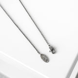 ヴィヴィアン ウエストウッド オーブ ブラック ラインストーン シルバー ネックレス - NEWSED