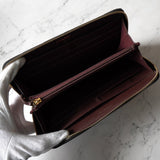 シャネル ラムスキン マトラッセ ラウンドジップ レザー 長財布 ブラック 保存袋・箱付き - NEWSED