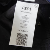 アミパリ アミ パリス ハートロゴ キャップ ネイビー 保存袋付き - NEWSED