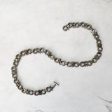 サルバトーレ フェラガモ ガンチーニ チェーン ネックレス ブラックシルバー - NEWSED