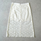 サカイ スター 星型 レース 台形 スカート ホワイト - NEWSED