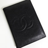 シャネル ココマーク キャビアスキン カードケース ブラック - NEWSED