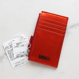 エムエムシックス メゾン マルジェラ ロゴ メタリック フラグメントケース レッド - NEWSED