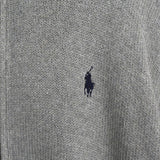 ポロ ラルフローレン ポニーロゴ ドライバーズニット グレー - NEWSED