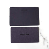 プラダ ナイロン 三つ折り財布 トライアングルロゴ ブラック - NEWSED