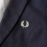フレッドペリー ロゴ刺繍 シングル テーラードジャケット ブレザー ブラック レディース - NEWSED