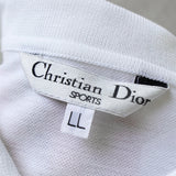 クリスチャン ディオール スポーツ ヴィンテージ ロゴ 半袖ポロシャツ ホワイト - NEWSED