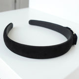 サルバトーレ フェラガモ ヴァラ リボン スエード カチューシャ ブラック - NEWSED